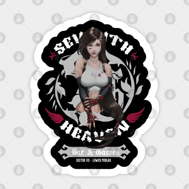 Seventh Heaven Sticker by T-shirt Factory